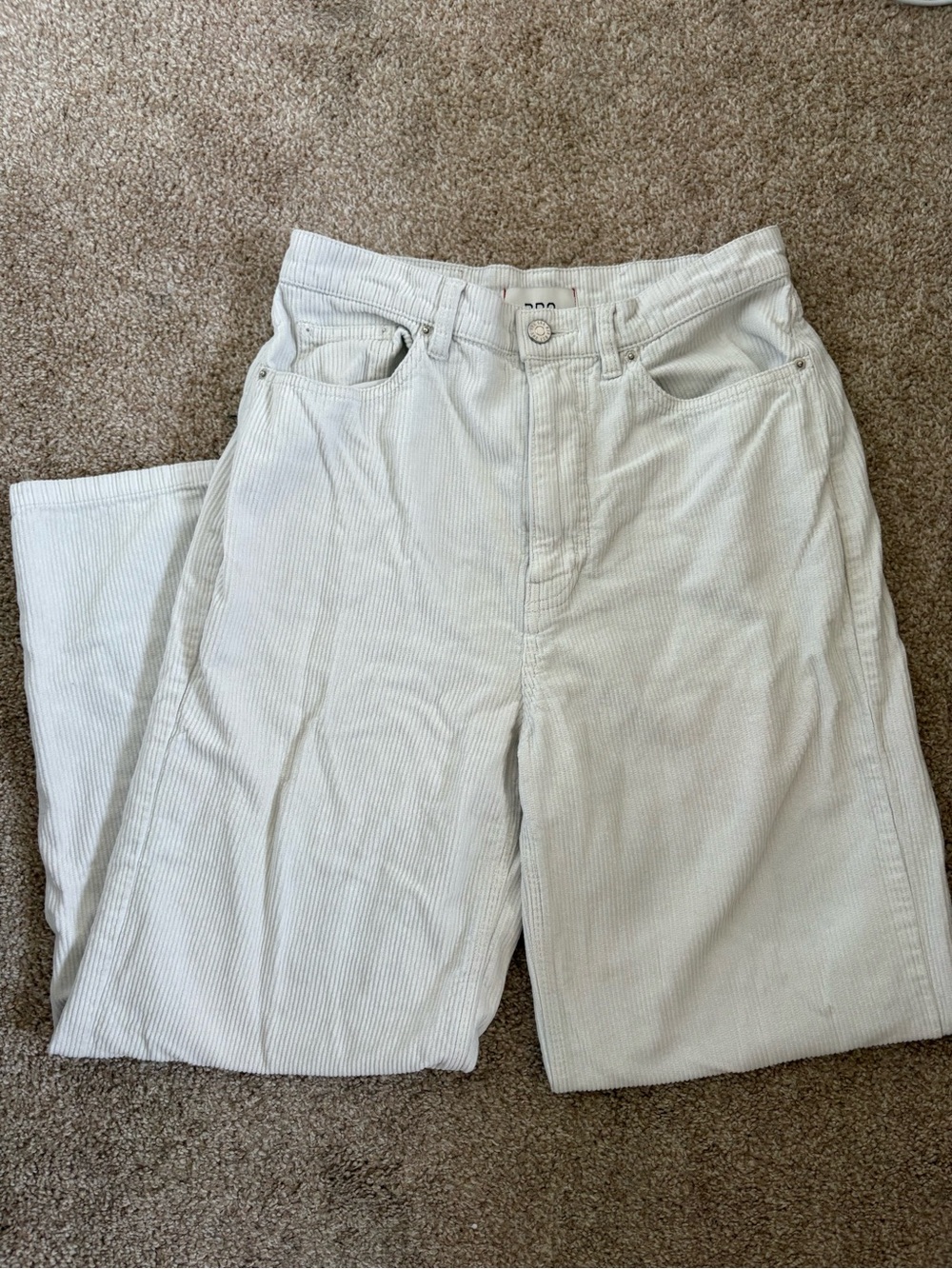 BDG Off-White Corduroy High-Rise Pants - Picture 2 of 9